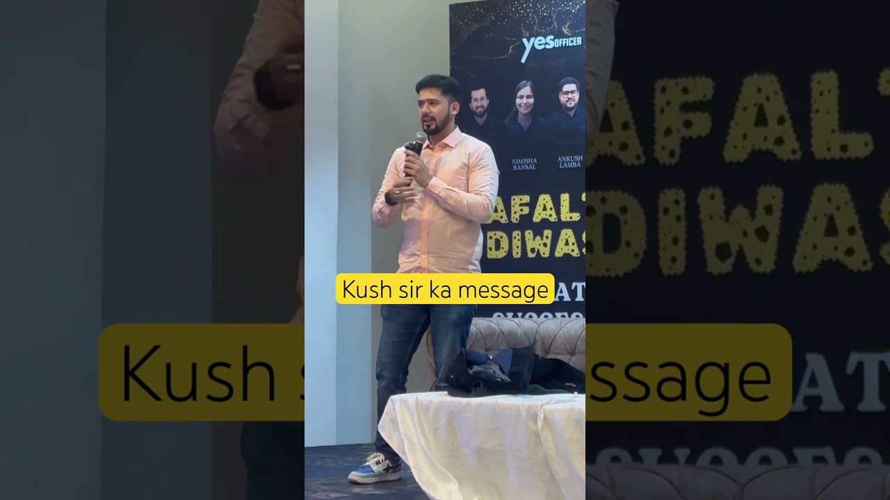 Kush sir ka message. 