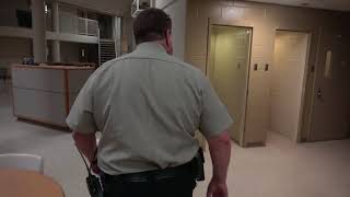 Correctional Officer shift walking