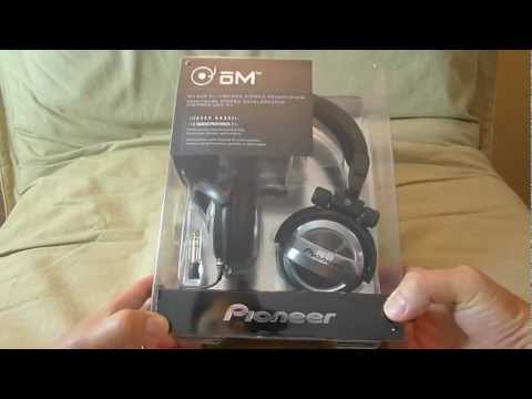 Pioneer SE-MJ5 DJ headphones unboxing