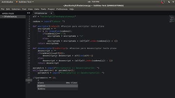 Cifrado cesar en Python