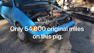 Athlete Statistics Revived a 1991 Geo Metro after sitting for 18 years.