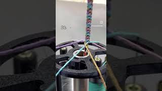 3D printed Braiding machine #3dprintedmachine #braiding #weaving #knitting