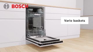 Bosch Dishwasher Features - Vario Baskets