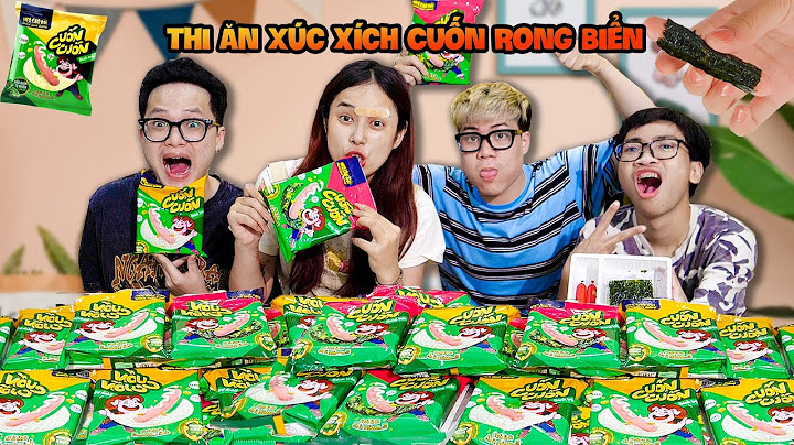 Người Cuối Cùng Ngừng Ăn Xúc Xích Heo Cao Bồi Cuốn Bánh Tráng, Rong Biển Dành 5 Triệu !!!!