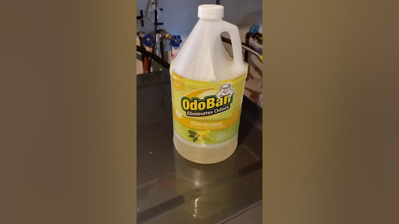 doing laundry with Odoban YouTube