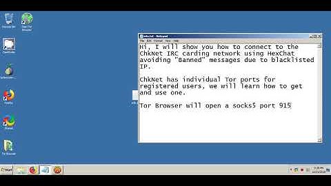 ChkNet IRC - connect through Tor using HexChat, resolve "Banned" error (Windows)