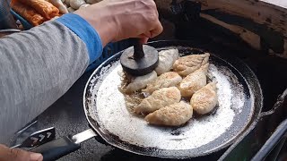 Man is Selling Next Level Fried momos Rs 20Only | Lahuraveer Street Food