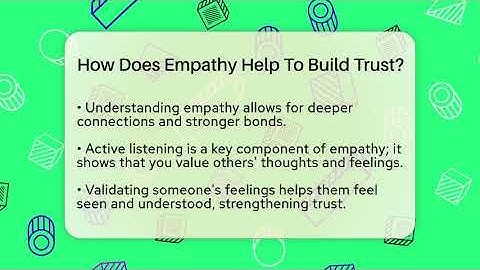 How Does Empathy Help To Build Trust? - The Personal Growth Path
