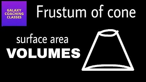 Frustum of cone  ll class 10 ll cbse NCERT chapter 13 surface areas volumes