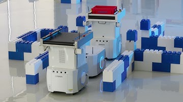 OMRON LD-60/90 Mobile Robots with Flexible Box Navigation