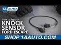 How to Replace Knock Sensor 2009-12 Ford Escape