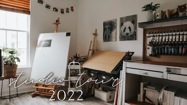 2022 Studio Tour  Reorganizing my Art Studio (agai...