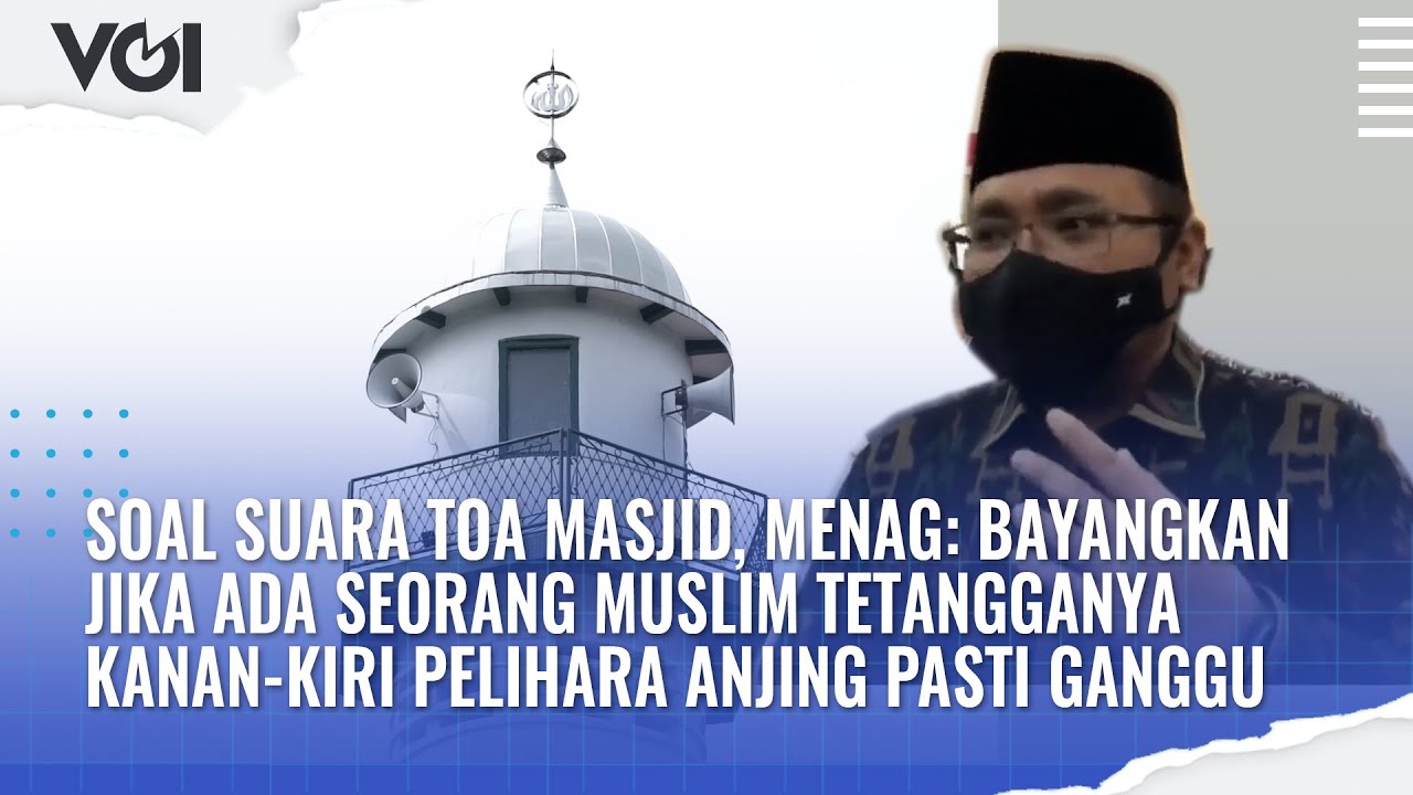 Video menteri agama tentang adzan