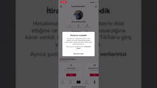 Tik Tok Tamamen Kapatılan Hesabı Açmak Veri Yüklemek
