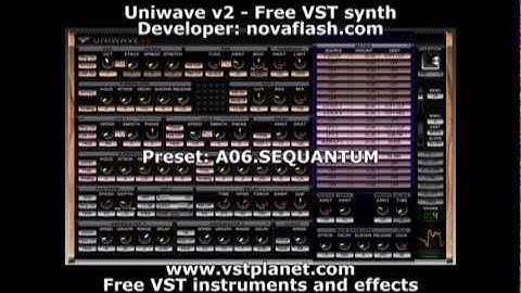 Uniwave v2 - Free VST synth - vstplanet.com