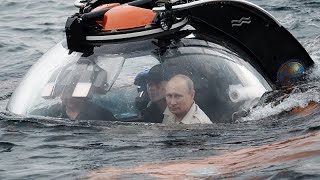 На дне: Владимир Путин погрузился на дно Черного моря в батискафе | пародия «До свидания, Москва»