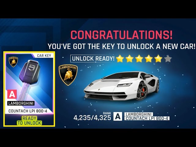 You Can Now Drive The Lamborghini Countach LPI 800-4 In Asphalt 9