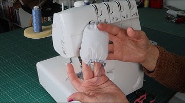 Master your  overlocker/serger (Part 5) -  Gathering and flatlock stitching