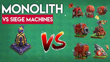 PART - 6 | Monolith VS Siege Machines | Clash Of Funz #clashofclans #monolith #siege #siegemachines