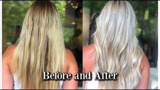 Warm Blonde To Bright Platinum Blonde - How To Full Foil