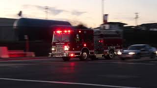 SSFFD Engine And Rescue 63 Code 3 To A Collision