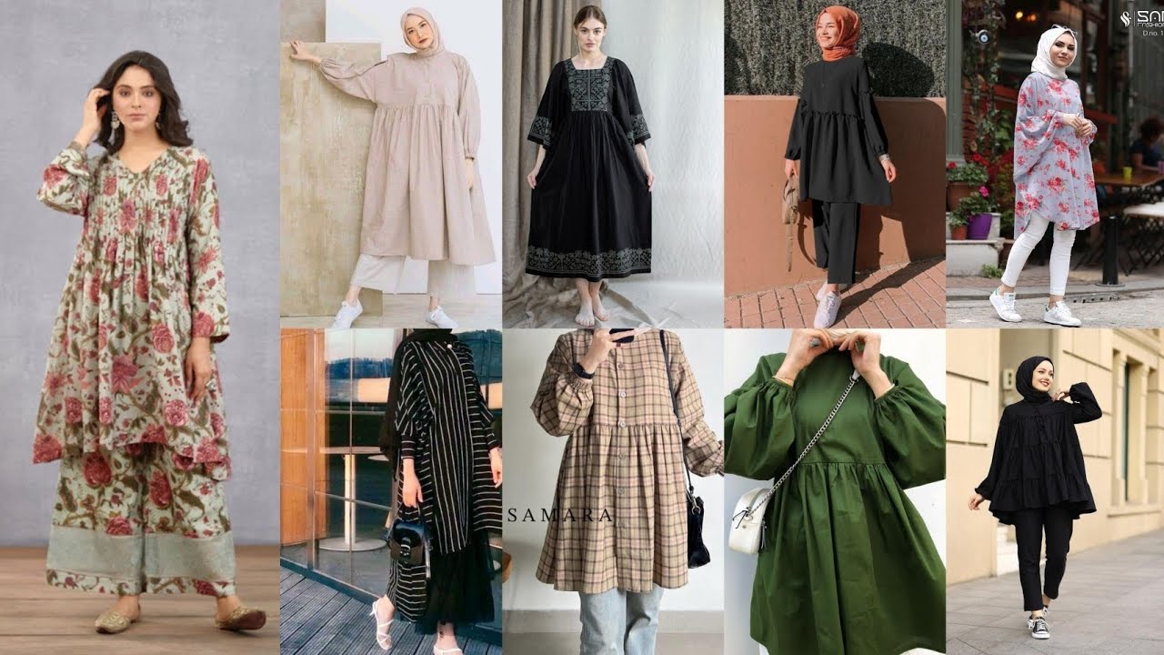 Eid dress designs for girls / Muslim girs New trending top designs