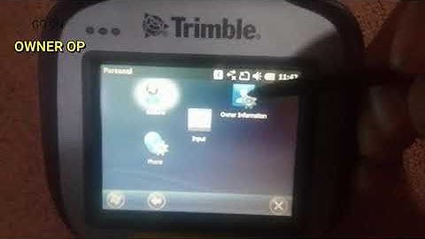 TRIMBLE TSC3:-How We Put Personal Information On TRIMBLE TSC3 controller URDU,HINDI