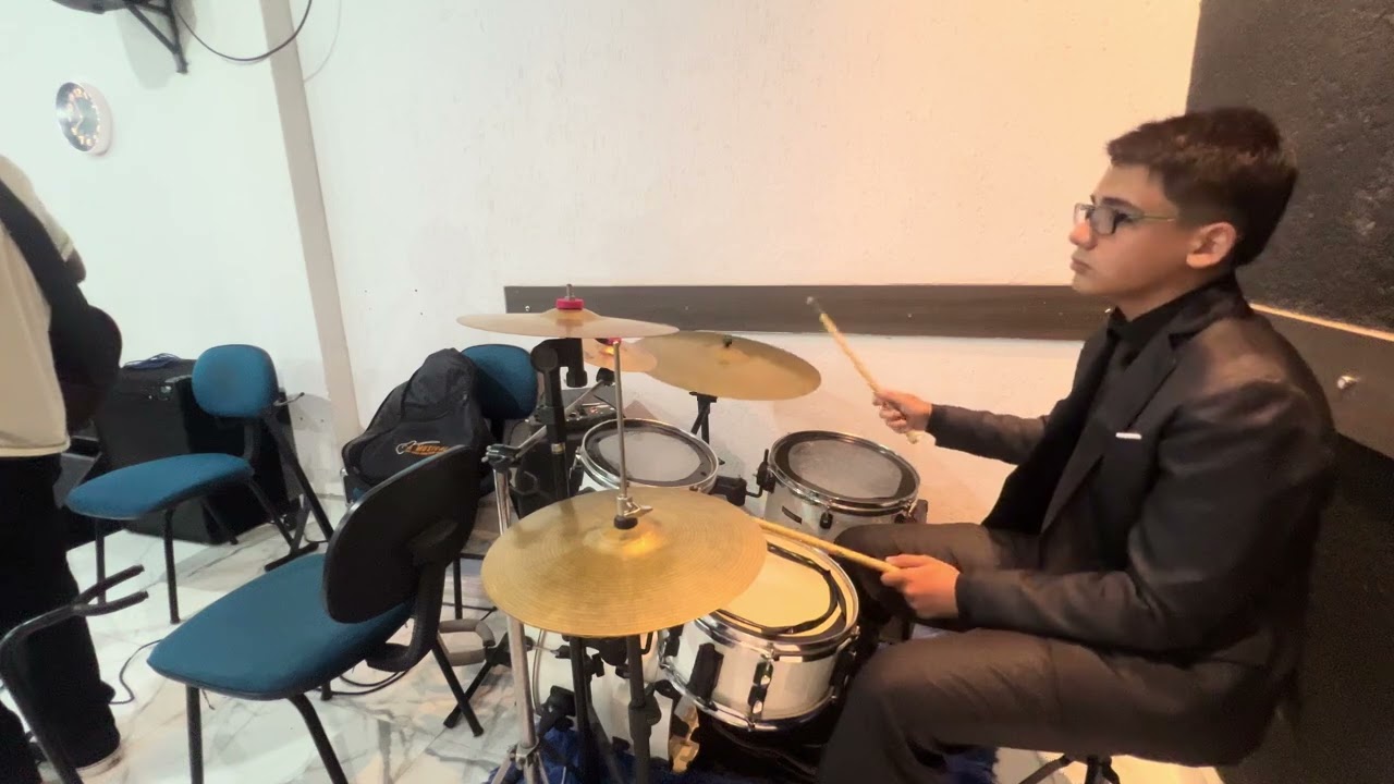 Hino te louvarei #jesus #drummer #baterista #bateria #instrumentalmusic 