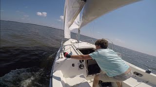 Single Handed Sailing on a Tanzer 22