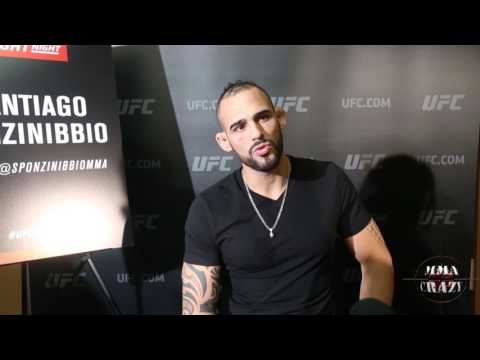 Santiago Ponzinibbio on Gunnar Nelson 'Im Ready for war' at UFC Fight Night Glasgow