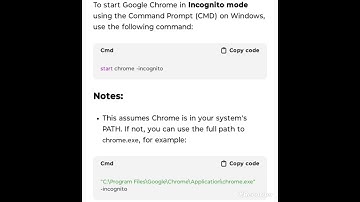 Windows CMD Command: How to start incognito mode in chrome #cmd #cmdcommands