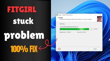 How to fix fitgirl setup stuck | gta 5  fitgirl repack installation stuck | 100% fix solution | 2025