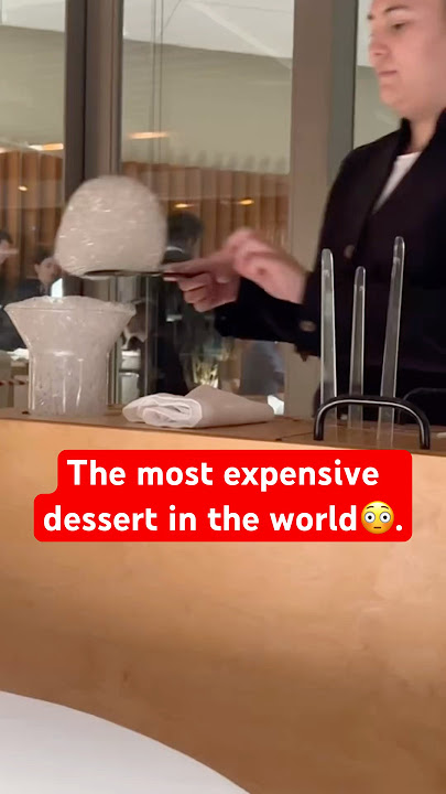 The most expensive dessert in the world 😳 Mind blowing #food #dessert