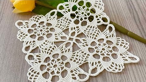 Amazing Crochet Motif Pattern‼️How to Make a Runner and Blouse for Beginners