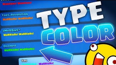 CHANGING THE COLORS FOR YOUR NAME!! || Clash Royale