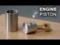Making a 4 Stroke Engine. Episode 1 - Piston and Connecting Rod