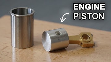 Making a 4 Stroke Engine. Episode 1 - Piston and Connecting Rod