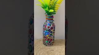 Glass bottle | bottle art @QuickArtAnjali #shorts #diy