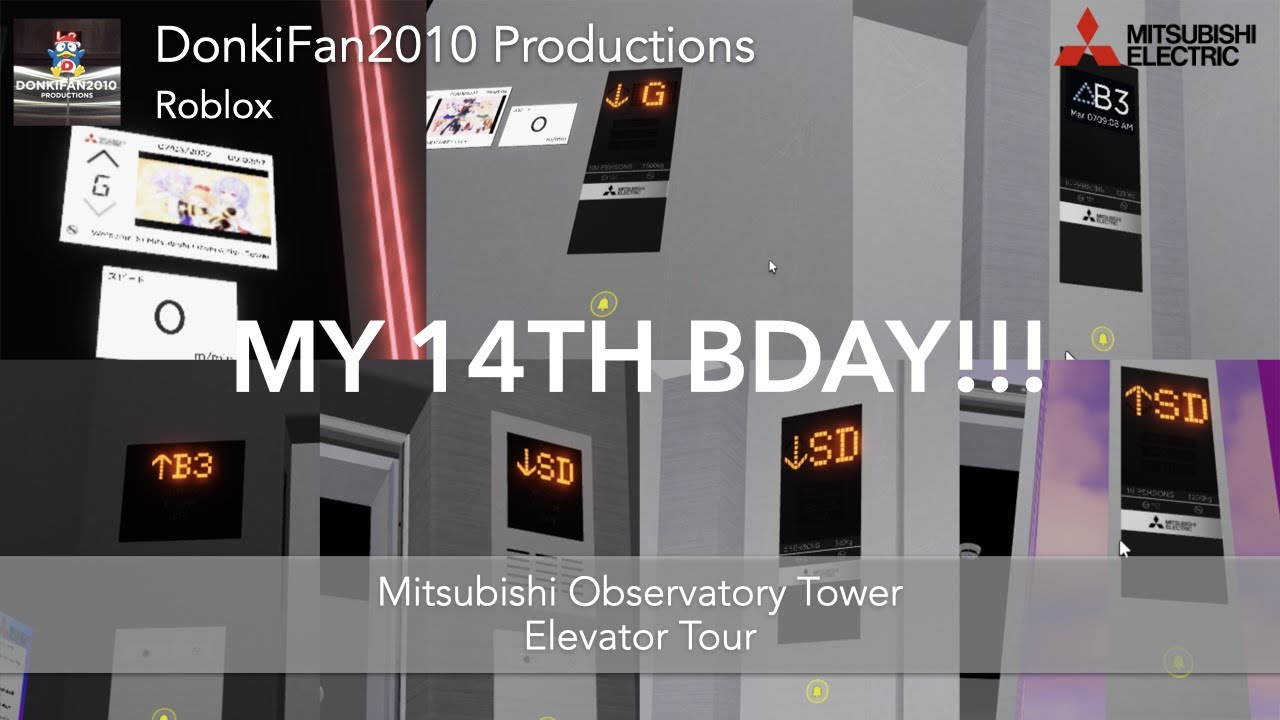 (14th BDAY SPECIAL!) Mitsubishi Observatory Tower - Elevator Tour Start!