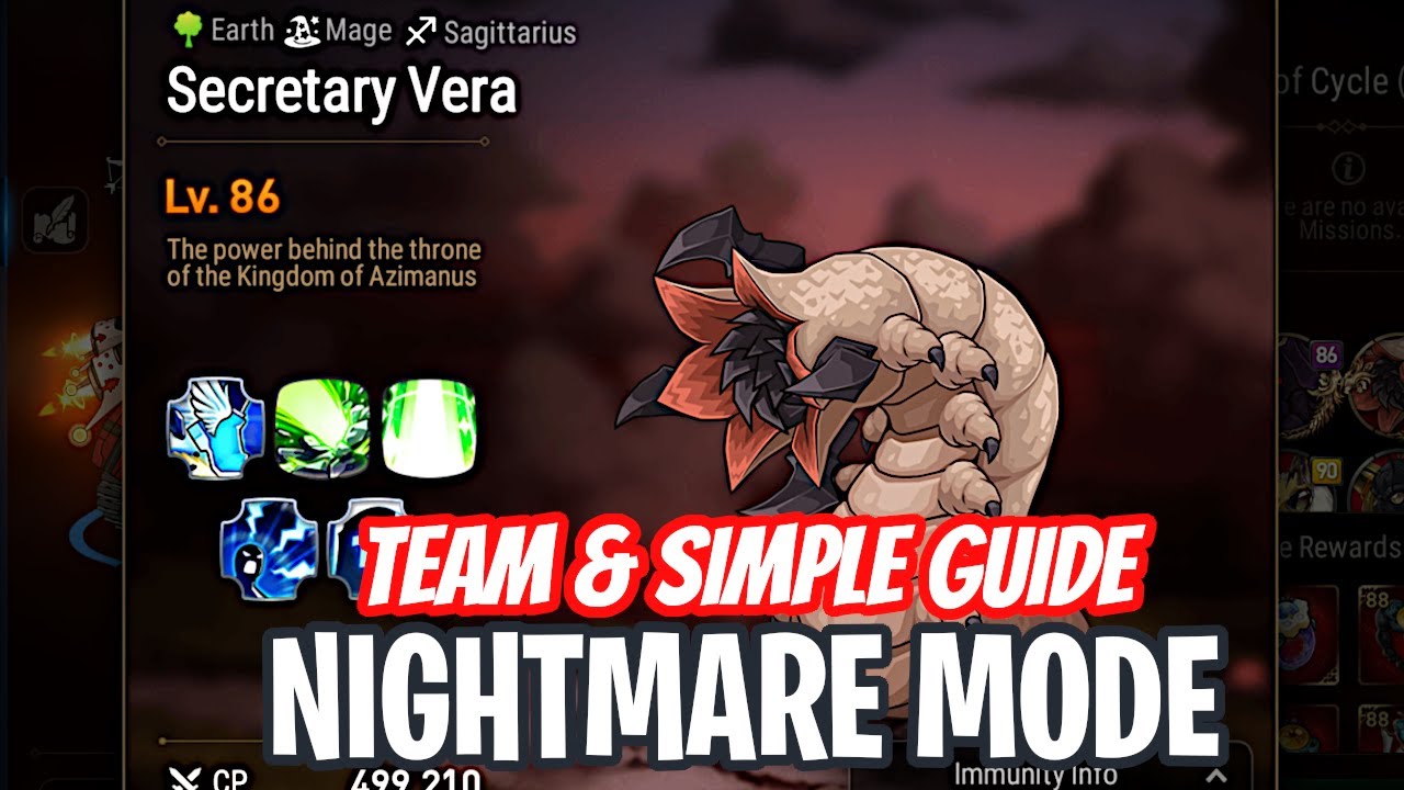 Secretary Vera - Nightmare Mode Guide & Team [Epic Seven]