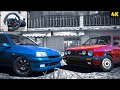 CONVOY - Renault Clio & Volkswagen Golf MK2 | Forza Horizon 5 | Logitech G29 Gameplay