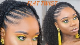 HOW TO FLAT TWIST | NATURAL HAIRSTYLE FOR GRADUATION AND EVERY OCCASION | BetterLength