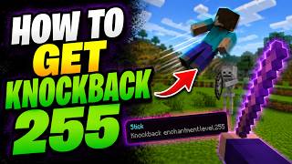 How To Get Knockback 255 in Minecraft (Java & Bedrock)