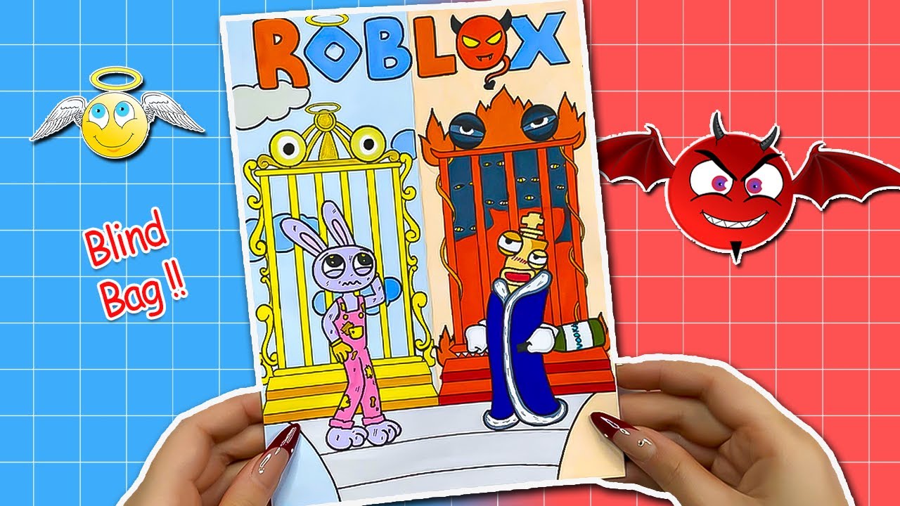 [🐾paper diy🐾] Rich Demons Kinger vs Poor Angel Jax 👼👿 Digital circus ...