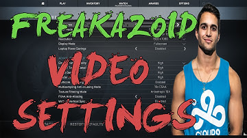 CSGO: Cloud9 FREAKAZOiD video settings