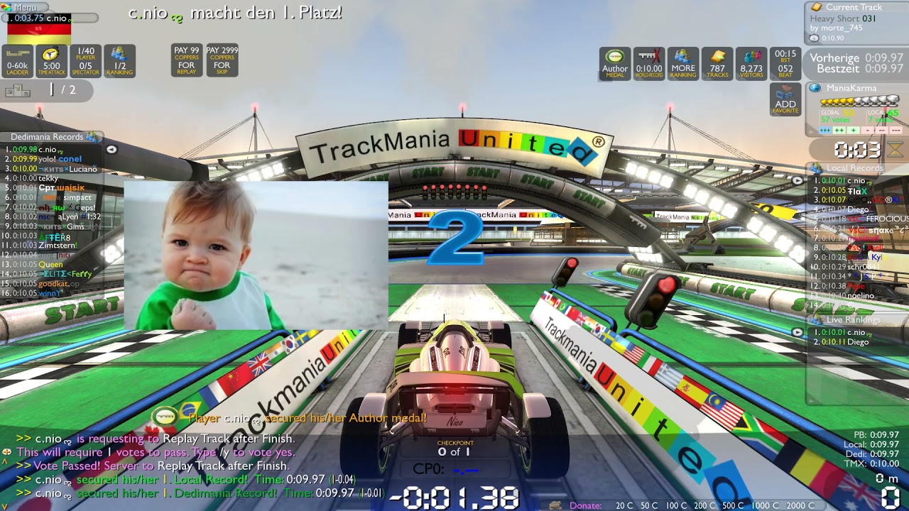 TrackMania Live Dedis #02 || c.nio