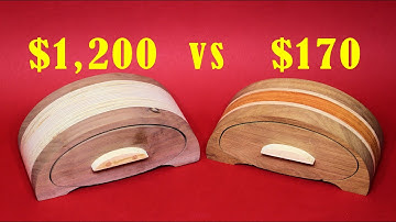 Making a Bandsaw Box ($1200 Bandsaw vs $170 Bandsaw)