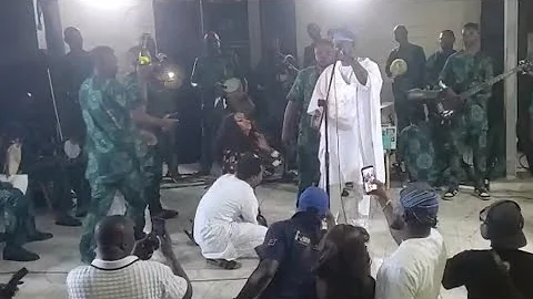 OGANLA FAMILY IBADAN FANS FOR TOLASE ELEPO & WIFE NAMING CEREMONY WITH OGANLA PASUMA 