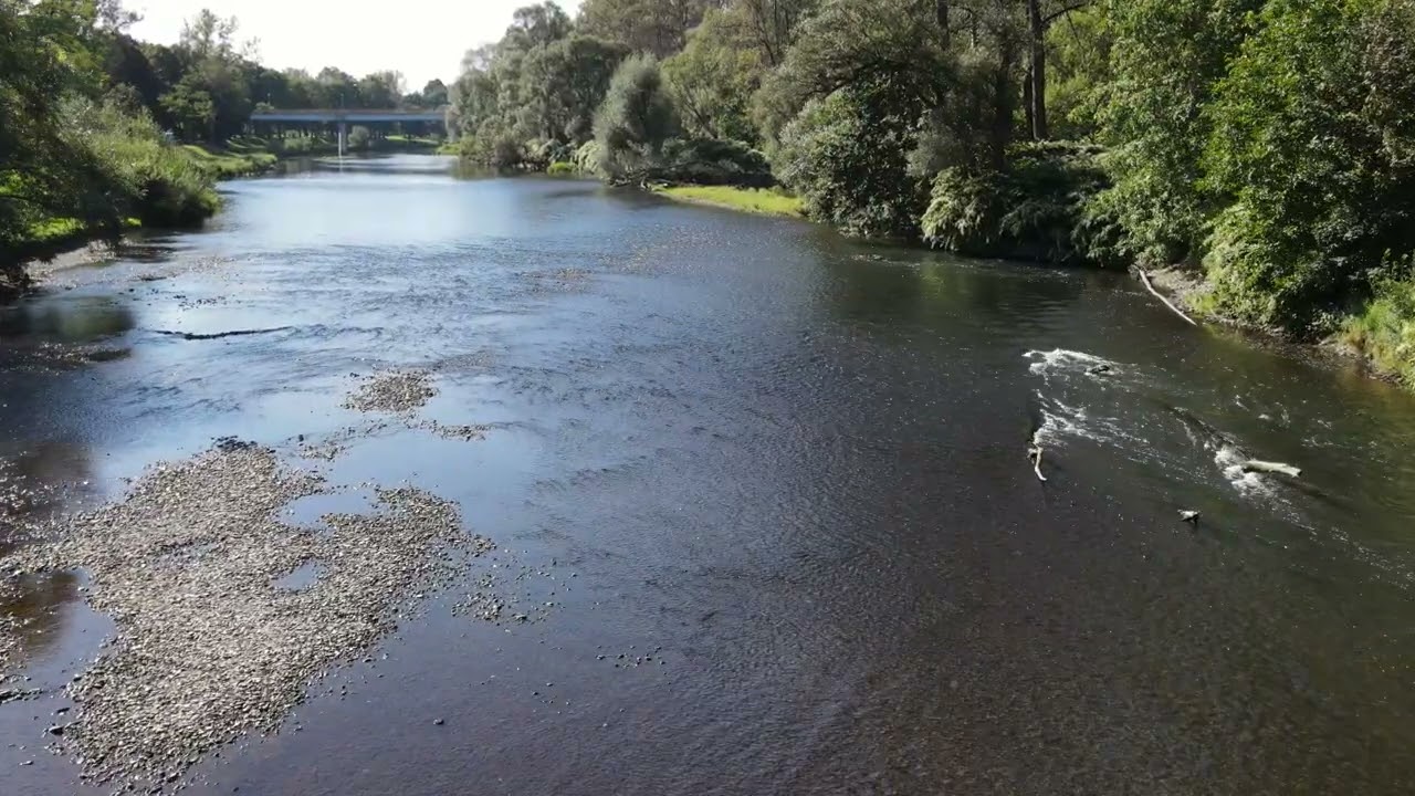 Oswiecim, Poland river Sola near Auschwitz.
