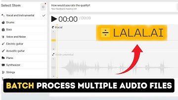 How to Batch Process Multiple Audio Files on Lalal.ai 2025?